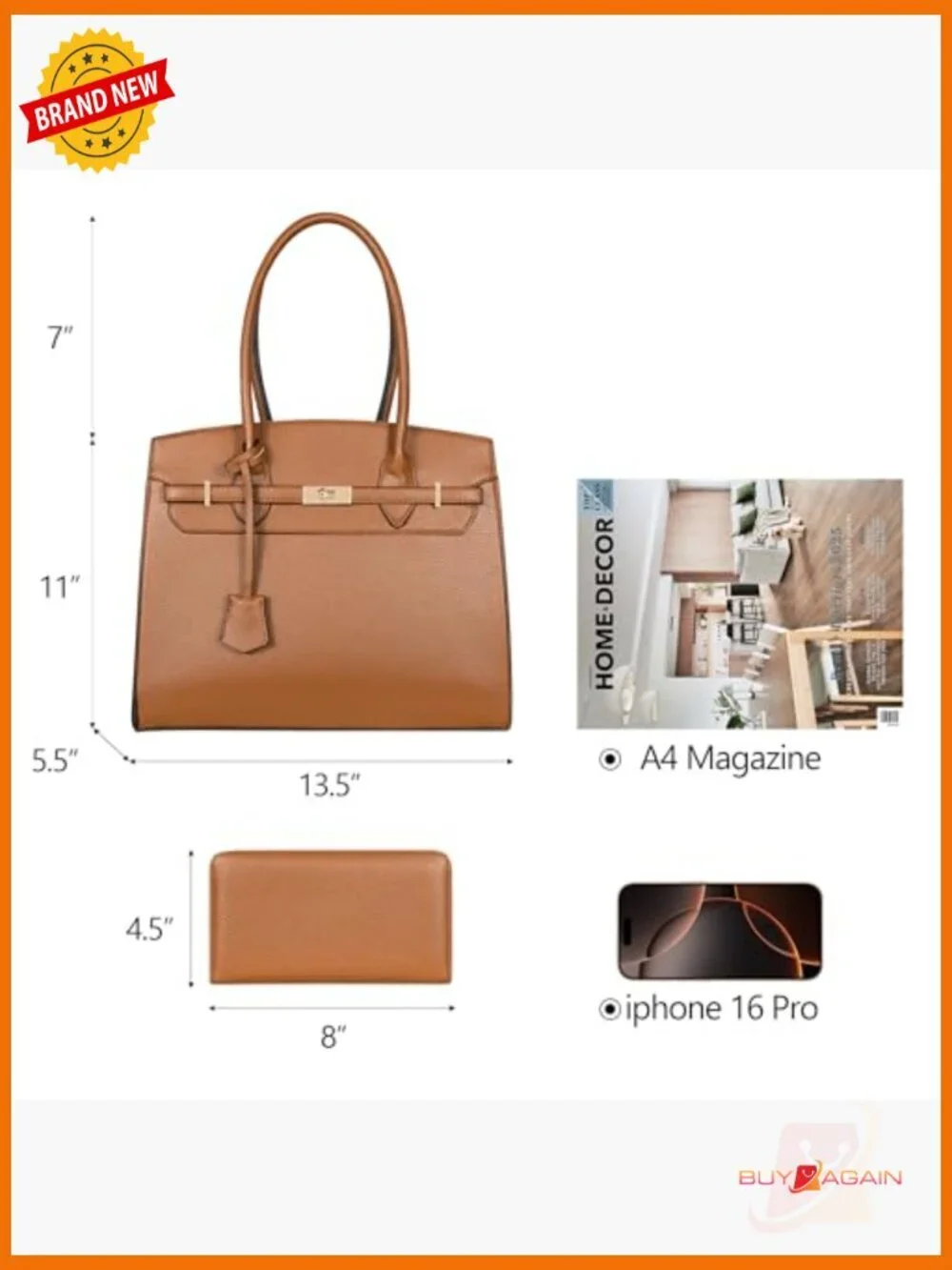 Top Handle Satchel Purse for Women with Wallet Set Faux Leather Shoulder Bag